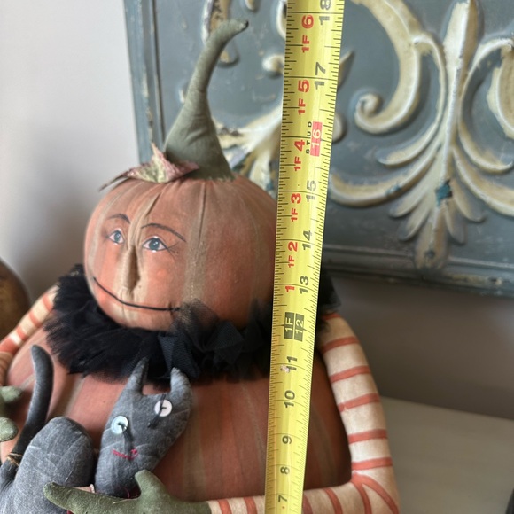 Vintage Joe Spencer Gussie humpty folk art jack o lantern gathering traditions - Picture 12 of 14